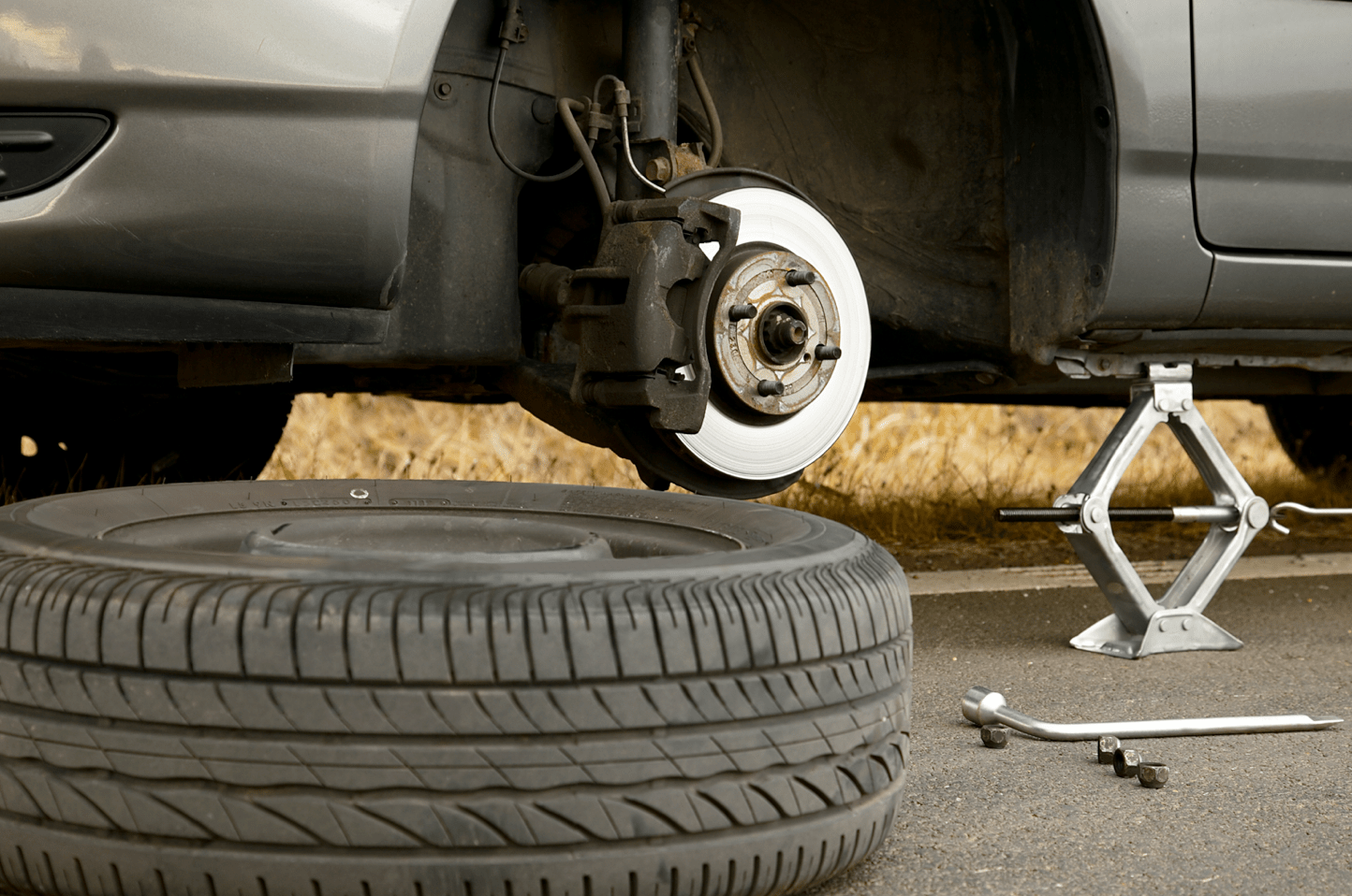 Tire change service in DeLand Florida